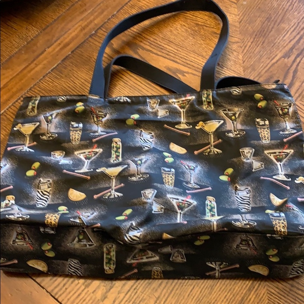 ⏬⏬Final Price ⏬⏬Martini print tote